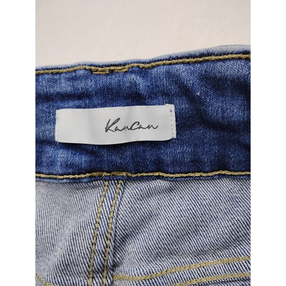 KanCan Chloe High Rise Super Flare Womens Size 15 / 31 Double Button Fly 32x33 - Picture 7 of 11